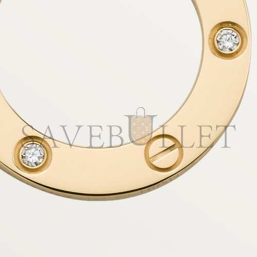 CARTIER  LOVE NECKLACE, 3 DIAMONDS B7014500