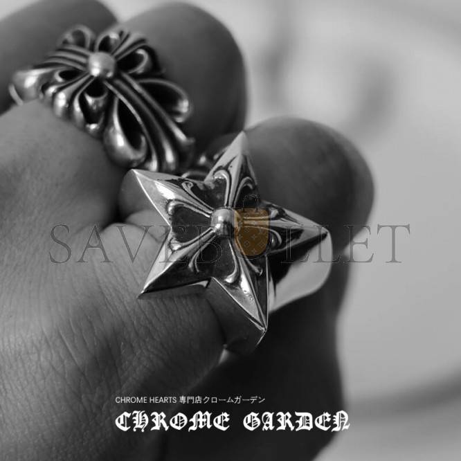 CHROME HEARTS LARGE STAR RING