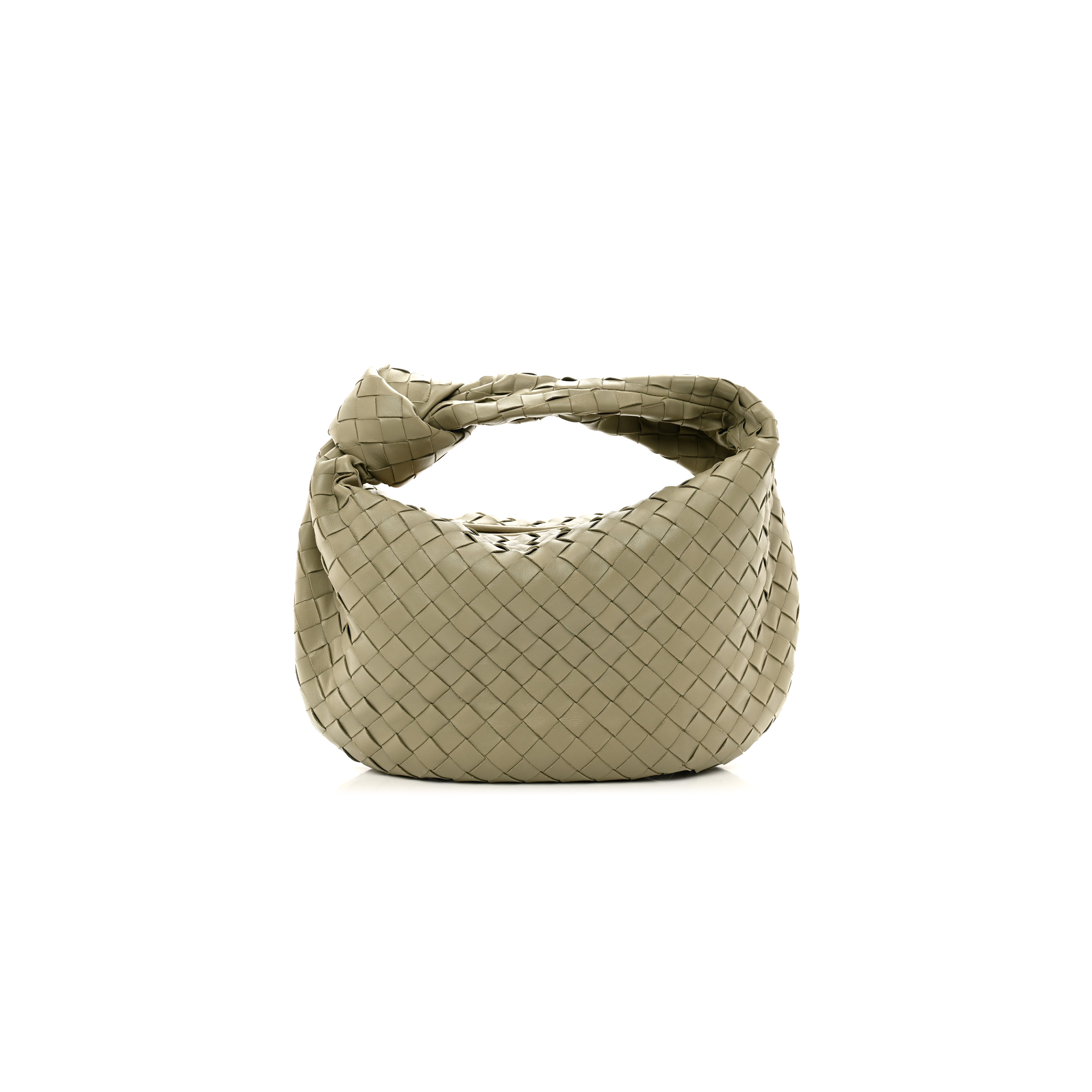 BOTTEGA VENETA NAPPA INTRECCIATO TEEN JODIE HOBO TRAVERTINE (37*21cm)