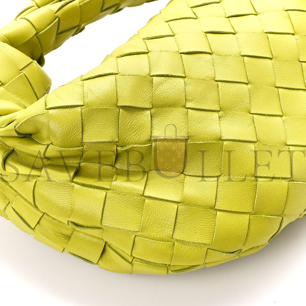 BOTTEGA VENETA NAPPA INTRECCIATO MINI JODIE KIWI  (27*13*6cm)