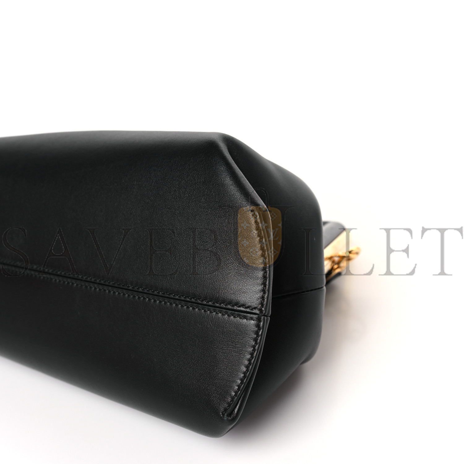 FENDI SHINY NAPPA MEDIUM FENDI FIRST BLACK (31*25*11cm)