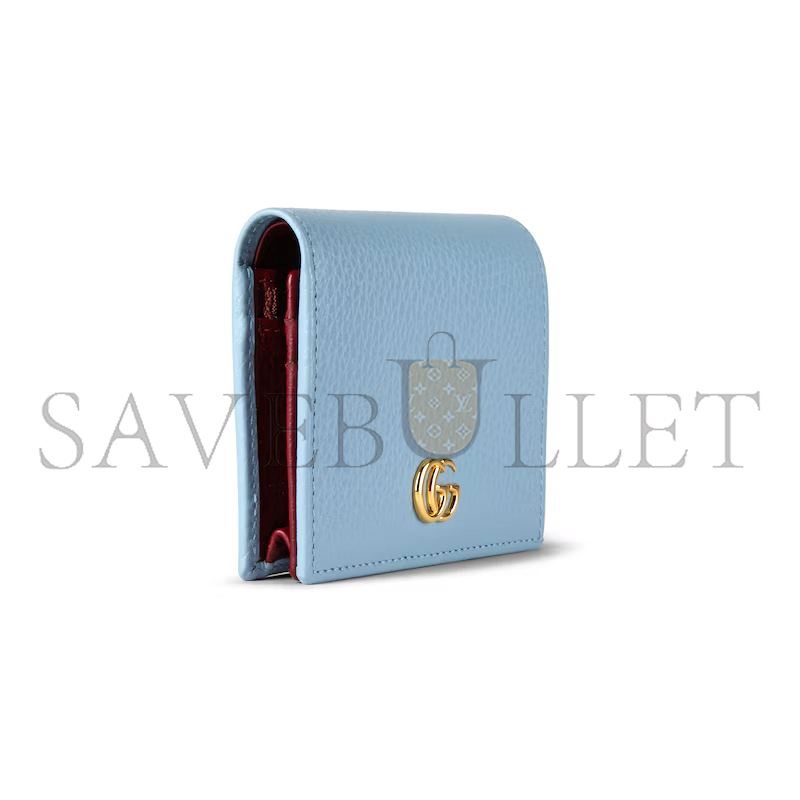 GUCCI BI-COLOR GG MARMONT SMALL WALLET 456126CAO2G4941 (11*8.5*3cm)