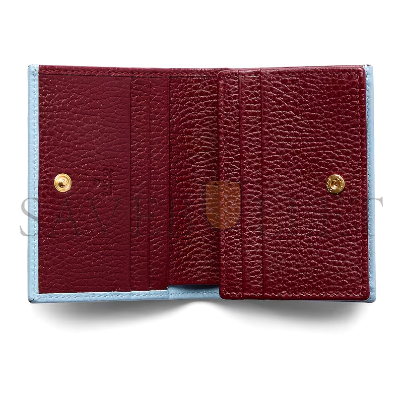 GUCCI BI-COLOR GG MARMONT SMALL WALLET 456126CAO2G4941 (11*8.5*3cm)