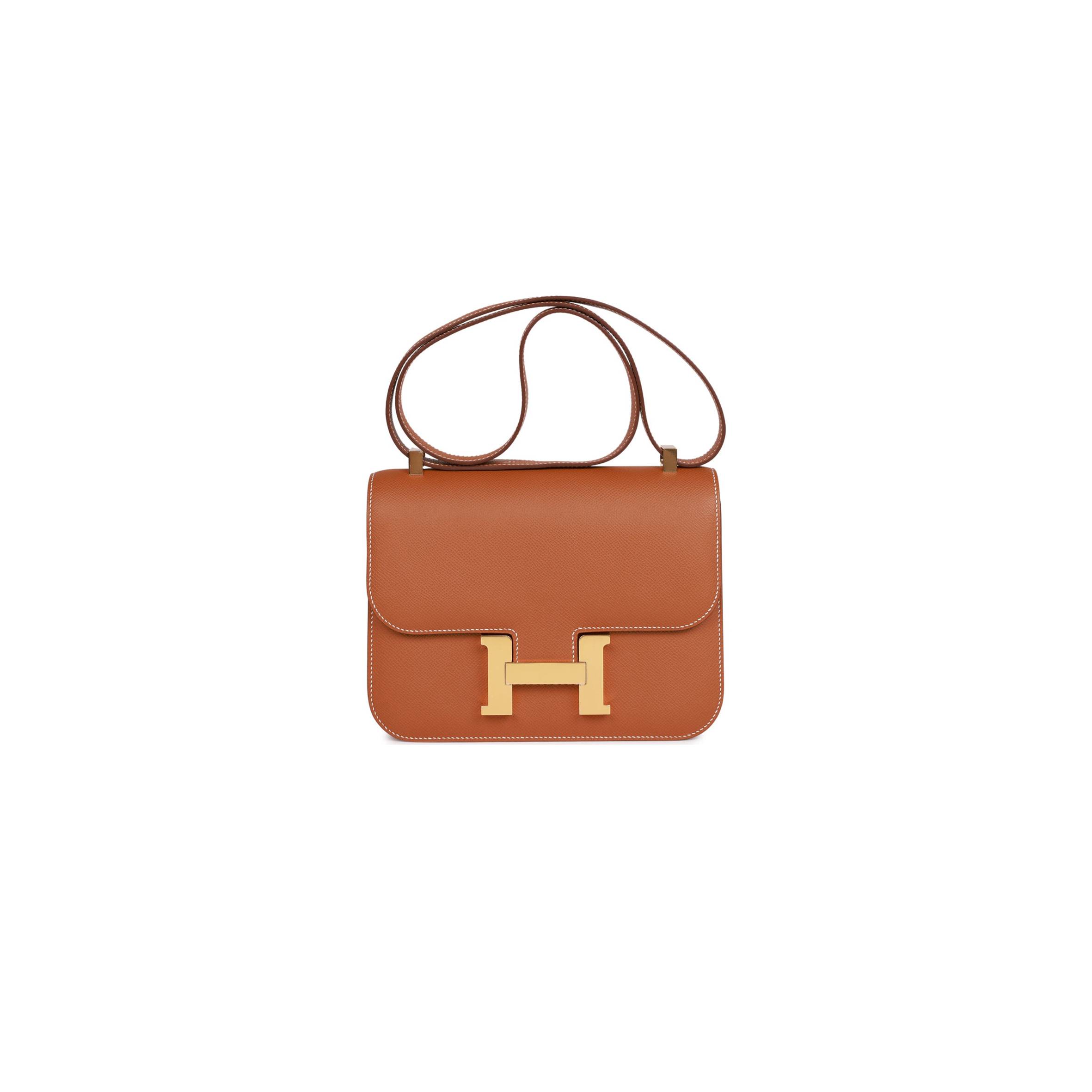 HERMES CONSTANCE 24 GOLD EPSOM GOLD HARDWARE 39871544426590 (24cm)