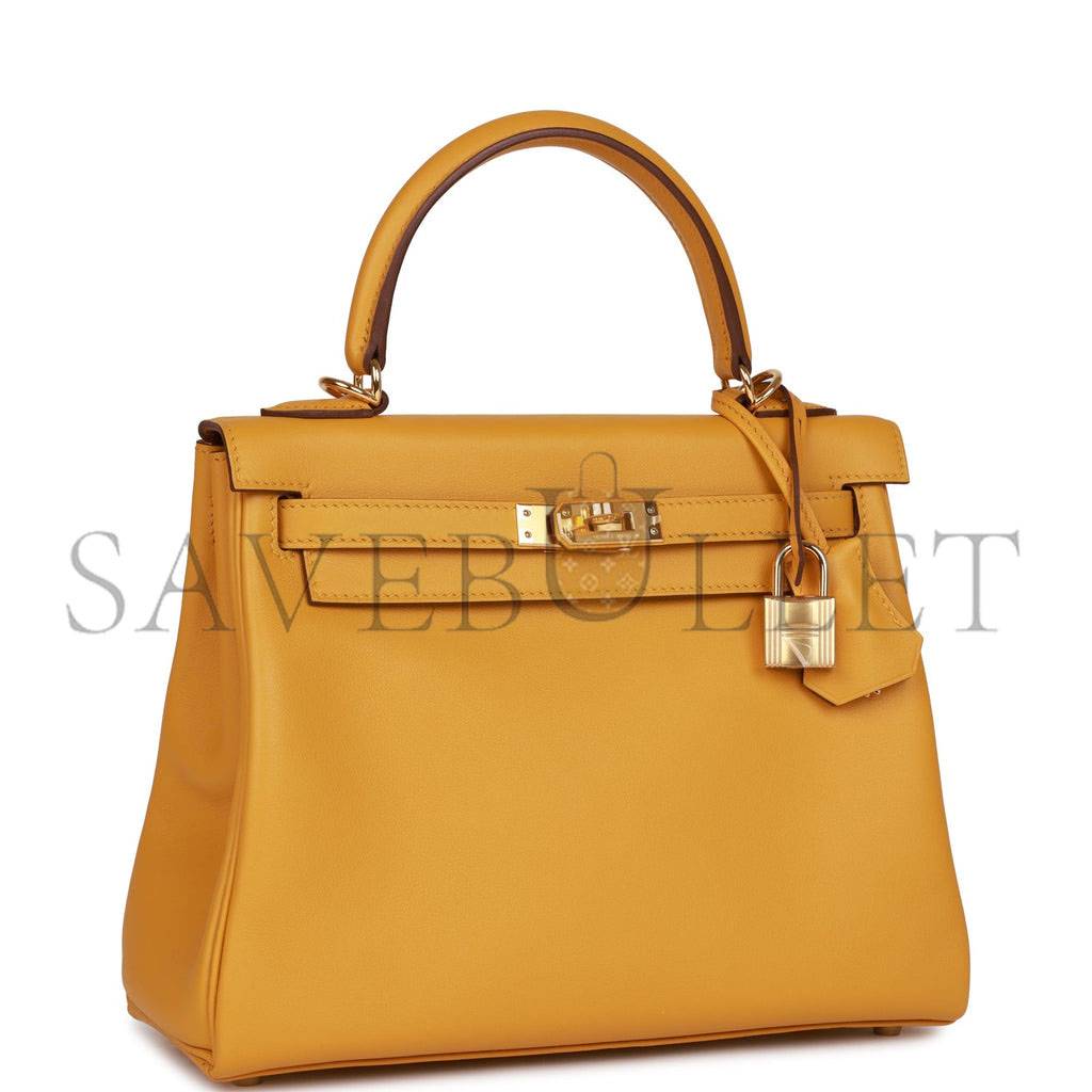 HERMES KELLY RETOURNE 25 IN & OUT NATA SWIFT PALLADIUM HARDWARE HANDMADE(25*17*7cm)