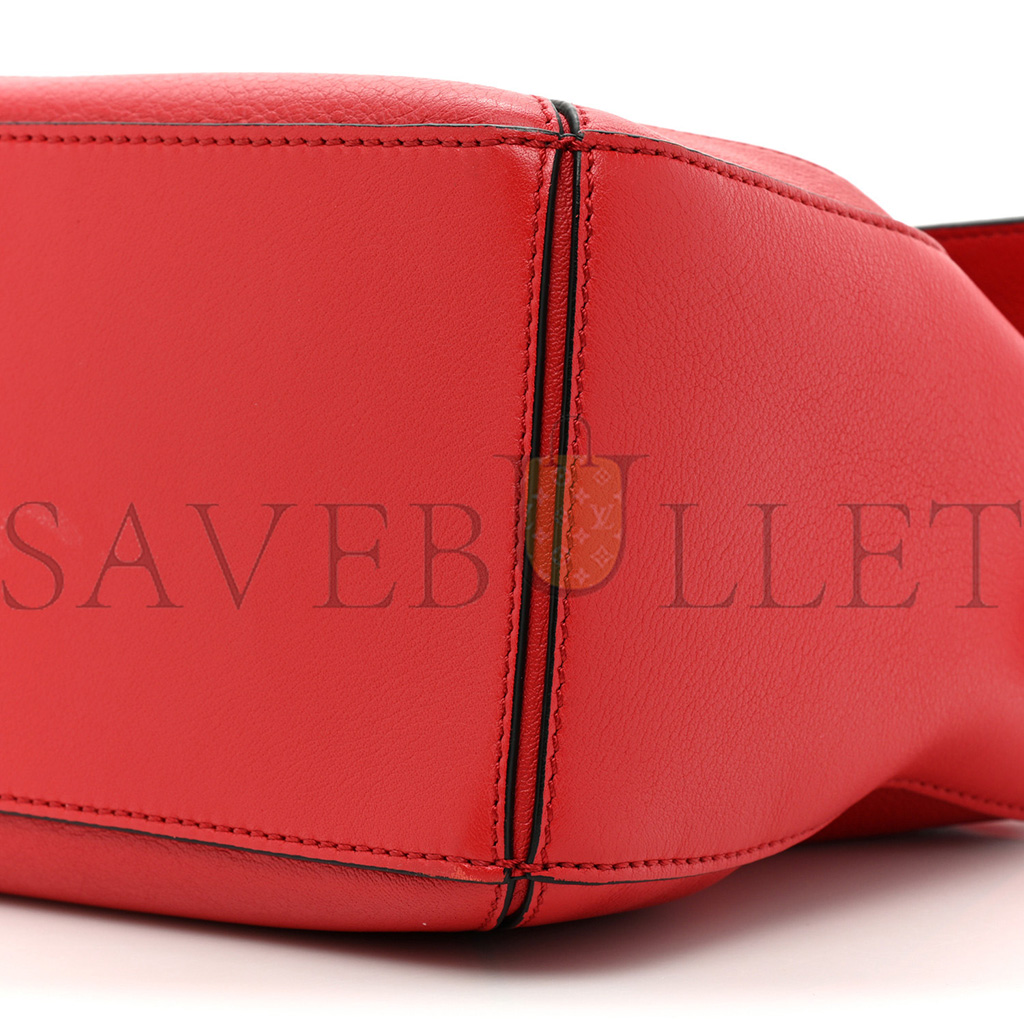 LOEWE CALFSKIN SMALL PUZZLE BAG SCARLET (24*16.5*10.5cm)