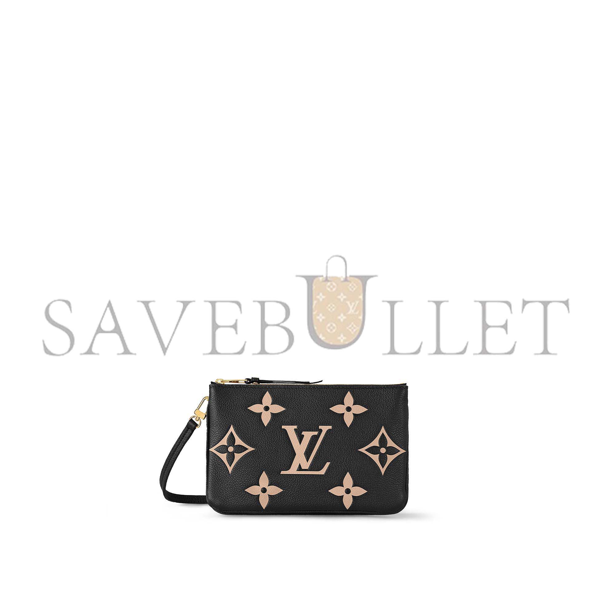 LOUIS VUITTON DOUBLE ZIP POCHETTE M80732 (20*12.5*3cm)