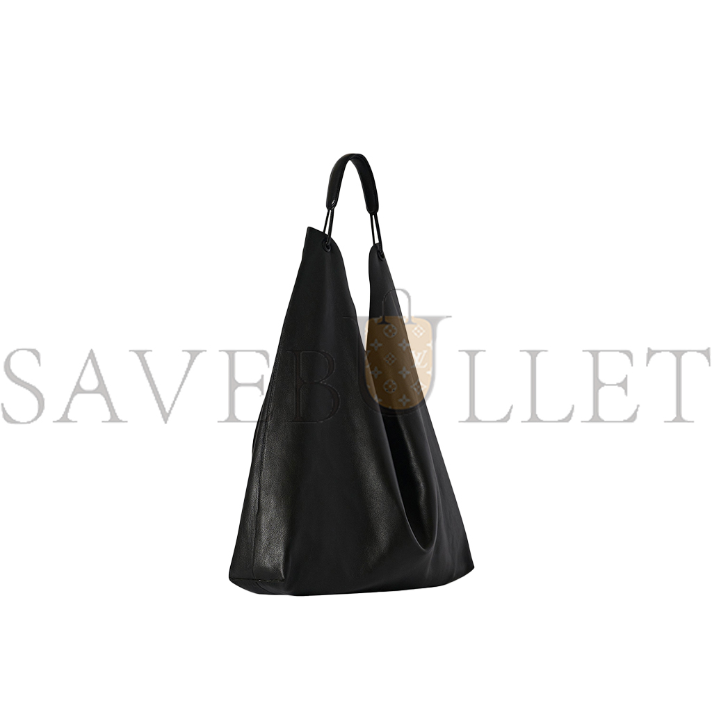 THE ROW BINDLE 3 BAG IN LEATHER BLACK W1623L108BLKBL (31*28*14cm)