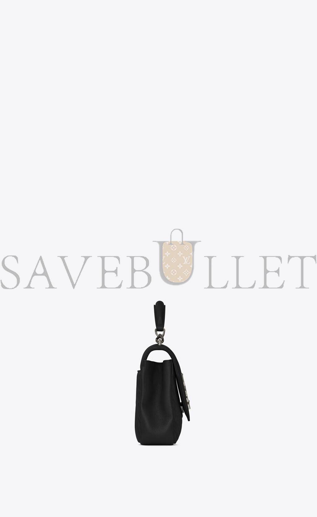 YSL COLLEGE MEDIUM CHAIN BAG IN QUILTED LEATHER 600279BRM041000 (24*17*6.5cm)